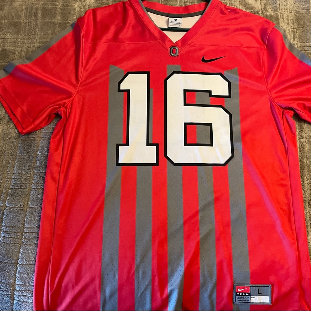 Ohio State Football Jersey #16 with FLAWS